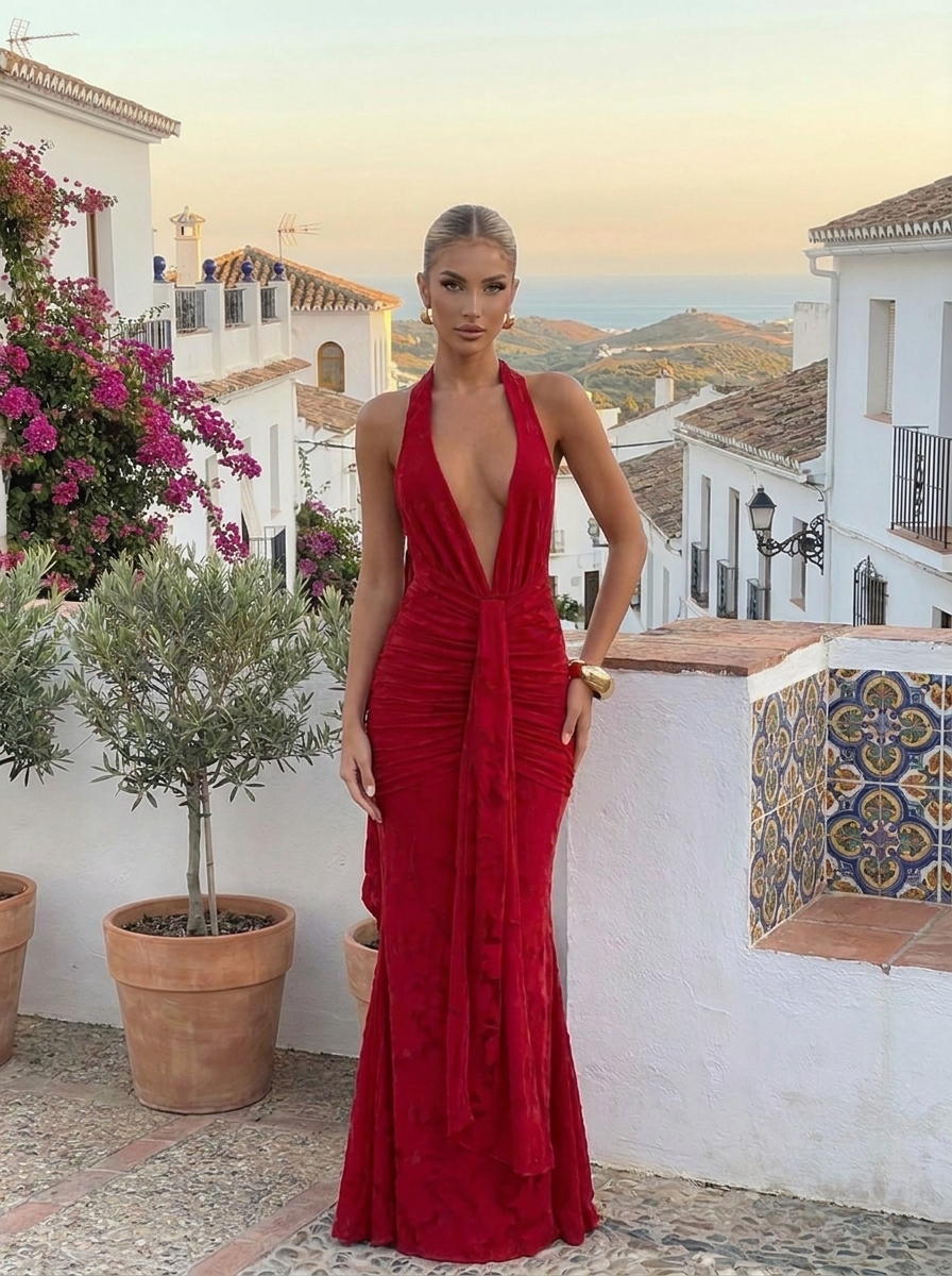 Isla Rouge Gown