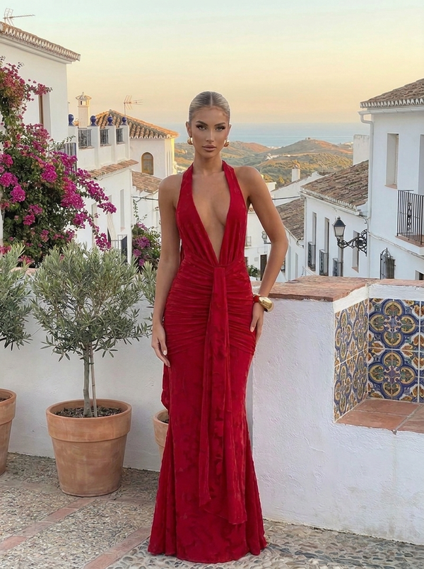 Isla Rouge Gown